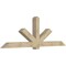 Ekena Millwork Kennewick Rough Sawn Timber Gable Bracket, Douglas Fir, 108"W x 36"H x 6"D x 6"F, 8/12 Pitch GBW108X36X0606KEN00RDF - alternate 5